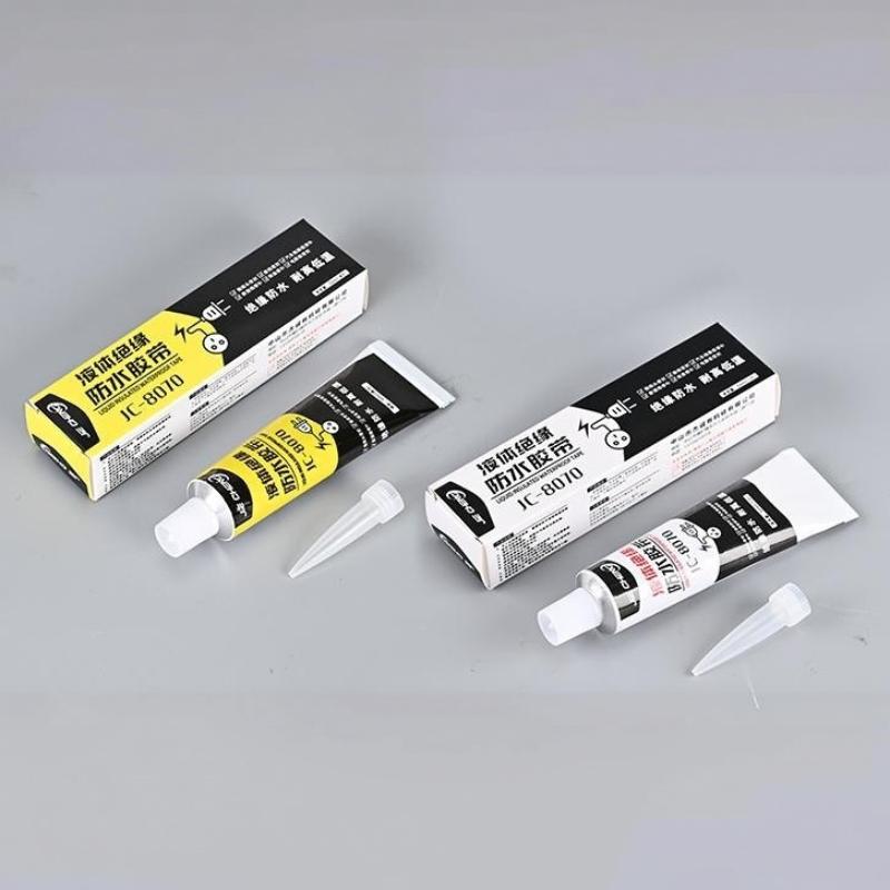 Liquid Insulation Waterproof Adhesive Glue Tough Long-lasting Sealant 30/50ml for Outdoor Wire Joint Sealing