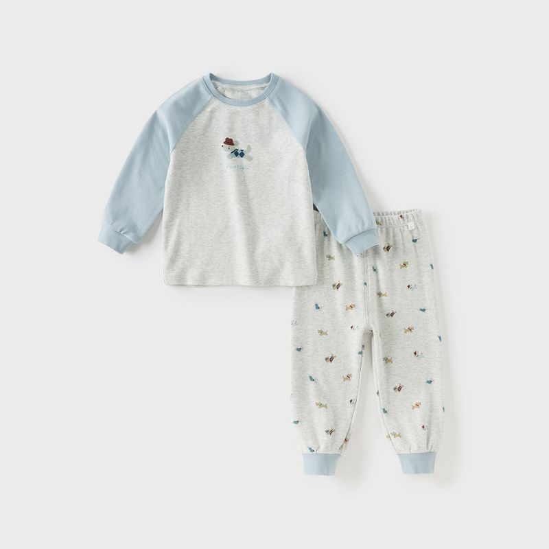 David Bella Boys' Underwear Set Warm Baby Autumn Clothes and Pants Children's Pajamas Loungewear Spring Season