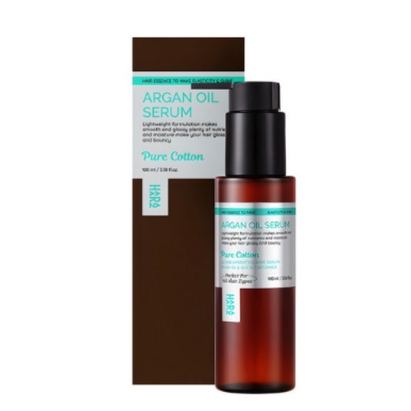 HARAZ Argan Oil Hair Serum Pure Cotton Scent, 1 pc, 100ml
