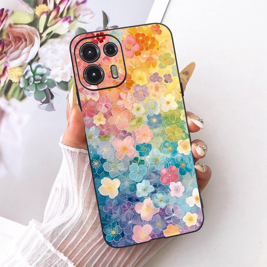 For Motorola Edge 20 Lite Case Edge20 Fusion New Luxury Painted Cover Soft Silicone Case For Motorola Edge 20 Pro Edge20 5G Bags