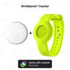Android Smart Tracker Bracelet for Kids Soft Silicone Waterproof Wristband GPS Tracker Watch Band For Google Find Hub Anti-lost