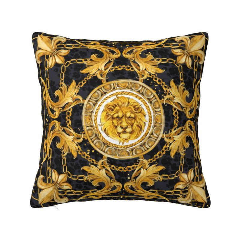 Barockes Blumenmuster Kissenbezüge Europäischer Rokoko Stil Weiche Niedliche Kissen für Sofa Heimdekoration