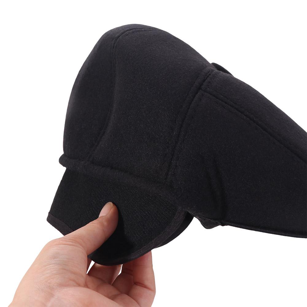 Anti-cold Ear Protection Peaked Cap Soft Hooded Thermal Cap Earflap Woolen Hat  Keep Warm