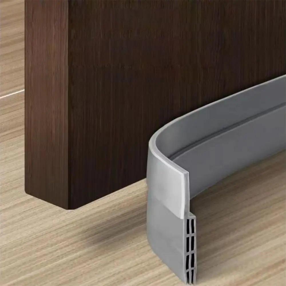 IPC 1mX5cm Door Bottom Sealing Strip Windproof Dust Stopper Guard Rain Weatherstrip Noise Reduction Sealer Doors Bottom