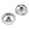 3.50 4 Rear Wheel Rim with 600RS Bearing 4 Inch Aluminum Alloy High Torsion Proof Sturdy for Electric Scooter Tiller