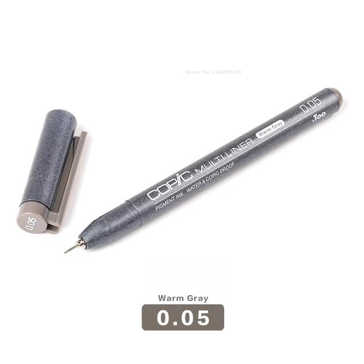 Japanese Colored Hook Line Pen Waterproof Art Supplies Anime Architectural Design Ink Tube Drawing Pen Watercolor Outline Marker