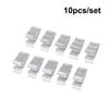 Car Seat Iron Guard Buckle 10Pcs V Shaped Clips Support Interior Panel Backrest Securing Universal Fit for Sedan and SUV