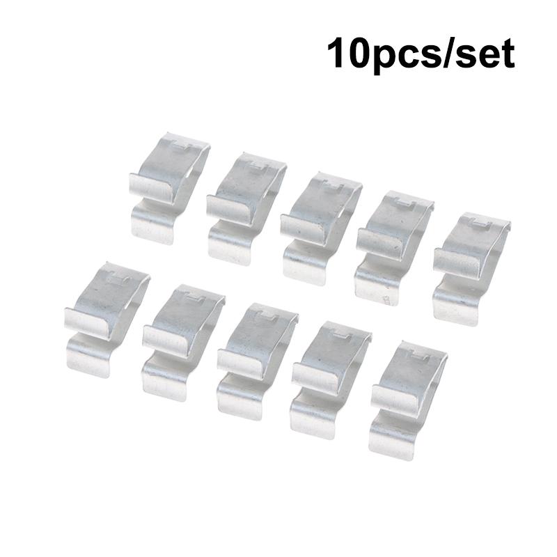 Car Seat Iron Guard Buckle 10Pcs V Shaped Clips Support Interior Panel Backrest Securing Universal Fit for Sedan and SUV
