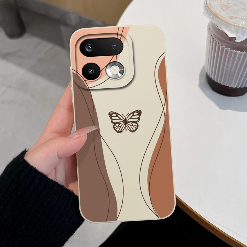 For OPPO Realme 16 15 14 Pro Plus Oppo Reno15 Pro A72 A73 A77 A93 A95 A96 A6X Phone Case Pretty Butterfly Lightweight Full Protection Soft Back Covers