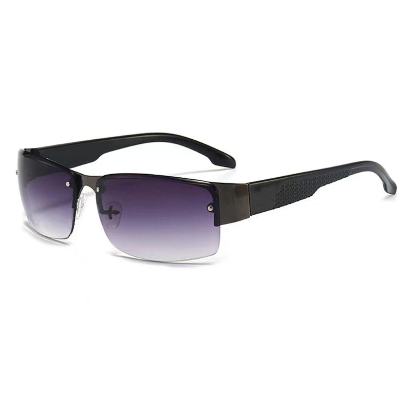 New Half Frame Square Sunglasses UV400 Protection Outdoor Driving Fashion For Men And Women Fishing Eyewear Oculos De Sol