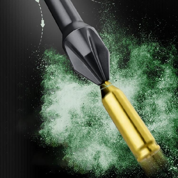 Resistant To Wear Hardened Steel Fastener Crosses Bit Hexagonal Shank Magnetic Grip For High Force Drilling And Securing