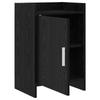 Nightstands 2 Pcs Black Oak 40 X 30 X 60 Cm Engineered Wood