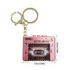 Nostalgic Radio Shaped Keychain Craft from Sturdy Acrylic Materials for Retro Enthusiasts and Creative Gift Seekers