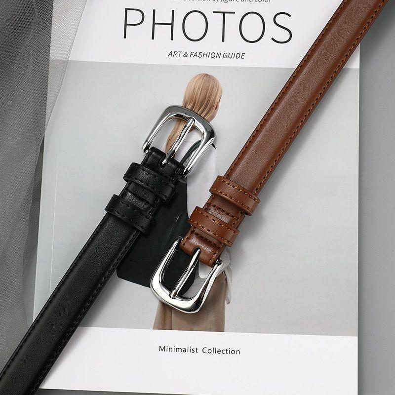 Fashionforward Womens Unique Summer Belt Crafted From Durable Leather Twolayer