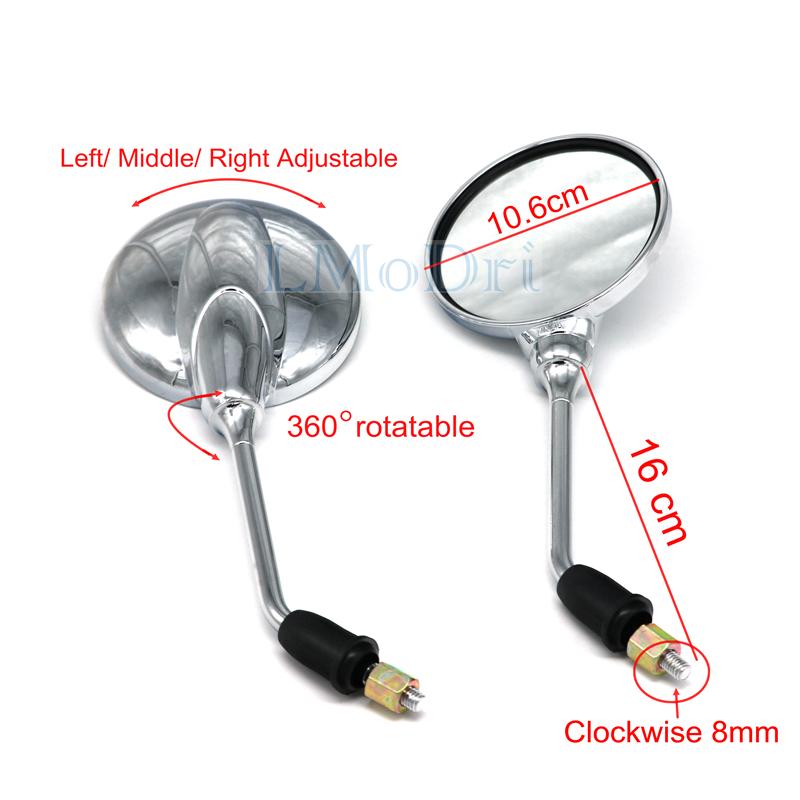 Motorrad Spiegel Roller Rückseite Spiegel Elektrische Fahrrad Rückspiegel