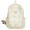 Schoolbag1011 New Casual Backpack Women's Large Capacity Korean Edition Middle School Student School Bag Lightweight Small Label Graffiti Travel B
