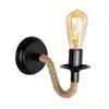 Led Wall Light Hemp Rope American Retro Vanity Light Indoor Sconce Bedroom Led Wall Lamp Corridor Night