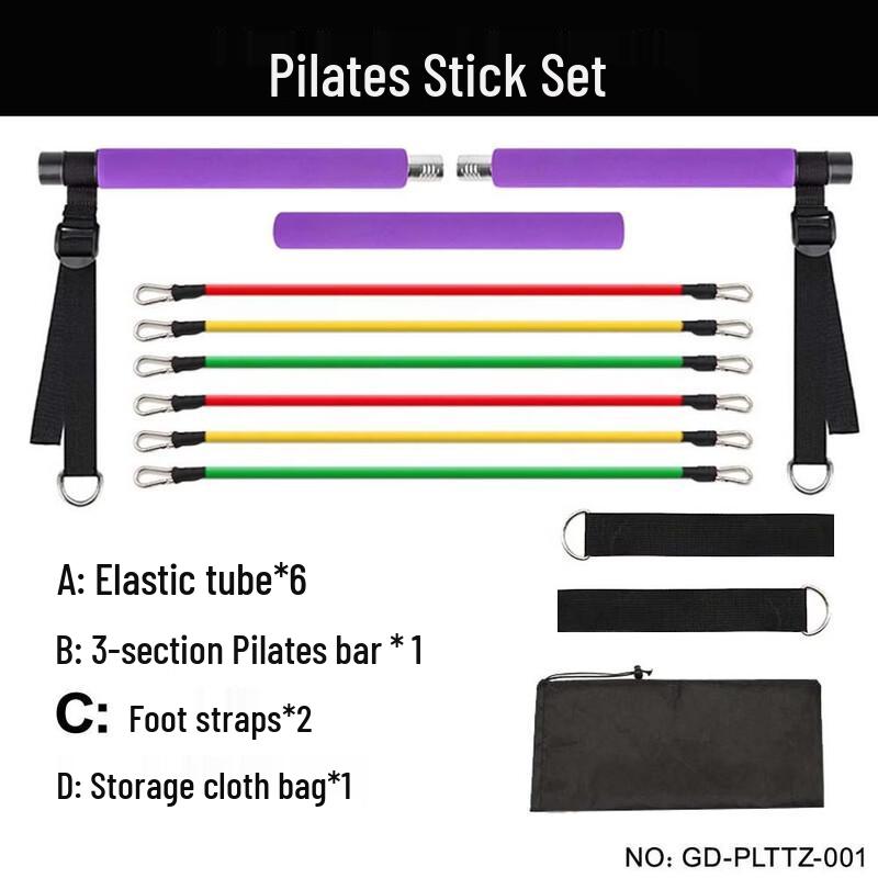 TLXT Yoga & Fitness Resistance Band Set