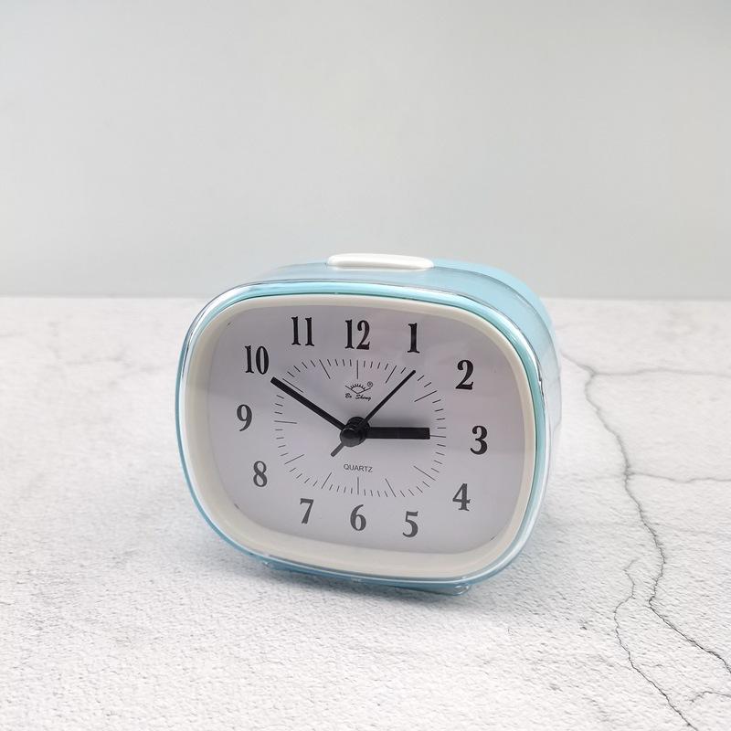 Simple Clock Hot-selling Model Big Bell Two-tone Alarm Clock Children's Bedside Clock Candy Color GH111