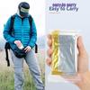 Emergency Insulating Blanket: Waterproof, Anti-Hypothermia PE Aluminum Film for Outdoor Use - Silver First Aid Survival Blanket