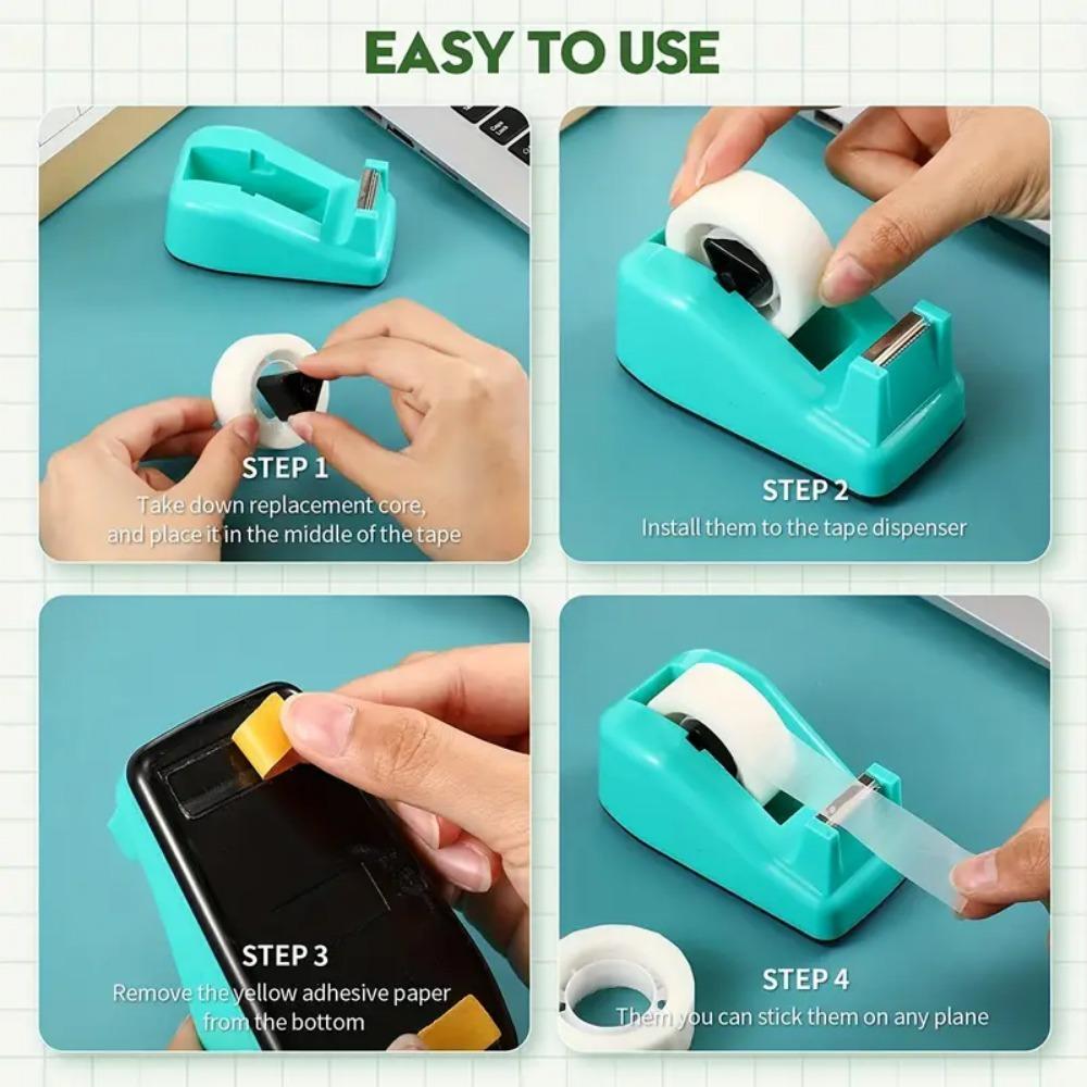 1 pc Tape cutter colorful color suitable for packaging office home school convenient