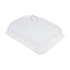 Transparent Bread Lid 42x33 Food Grade Safe Cover Sturdy Premium Material Protective Snack Dust Proof Plastic Kitchen Bar
