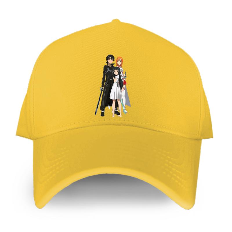 

Бейсбольная кепка Sword Art Online Alicization Sao Kirito Asuna Outre, женские кепки унисекс, модная шляпа в стиле хип-хоп Adjustable