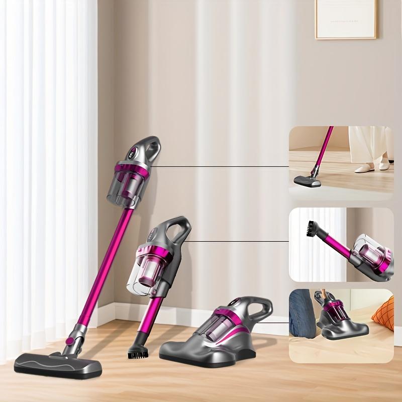 1PC Household Vacuum Sofa Cleaning Floor Large Suction Wireless Hand-held Bed Duster, Rod Vacuum, Three Assembly Modes