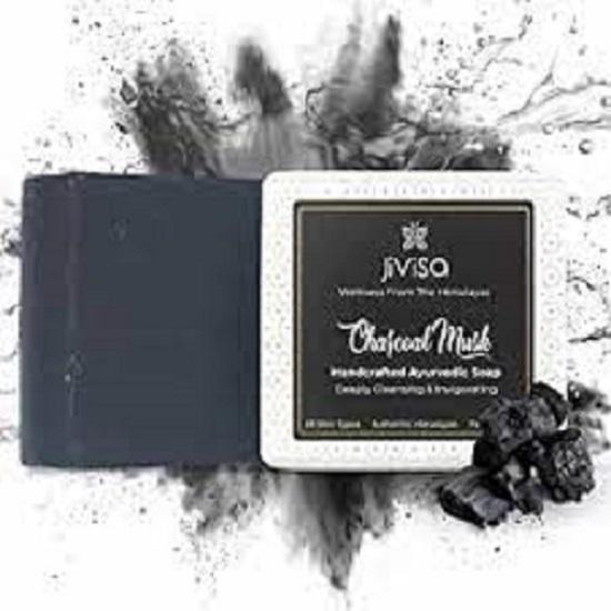

JiViSa Luxury Угольно-мускусное аюрведическое мыло ручной работы 100 г