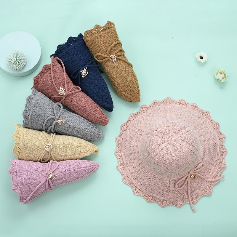 1pc Stylish Wide Brim Sun Hat for Women,Lightweight Foldable Beach Hat Perfect for Summer Trip,Portable Outdoor Visor for Tralve
