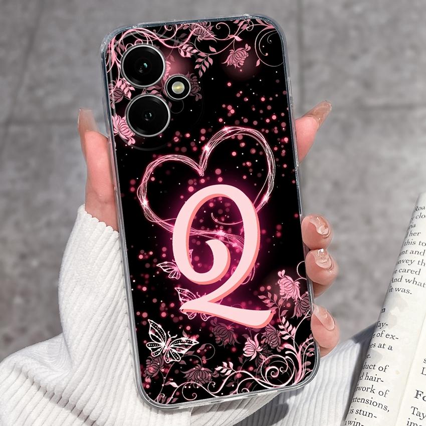 Fashion Letter Butterfly Pattern Phone Case For Honor 400 300 200 Pro Lite Smart 50S 30S 20S 20i 10i Soft Clear Back Cover For Honor Cellphone Casing