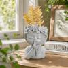 Resin Flower Pot Home Decor Desktop Ornaments Creative Girl Shape Flowerpot  DIY Handmade