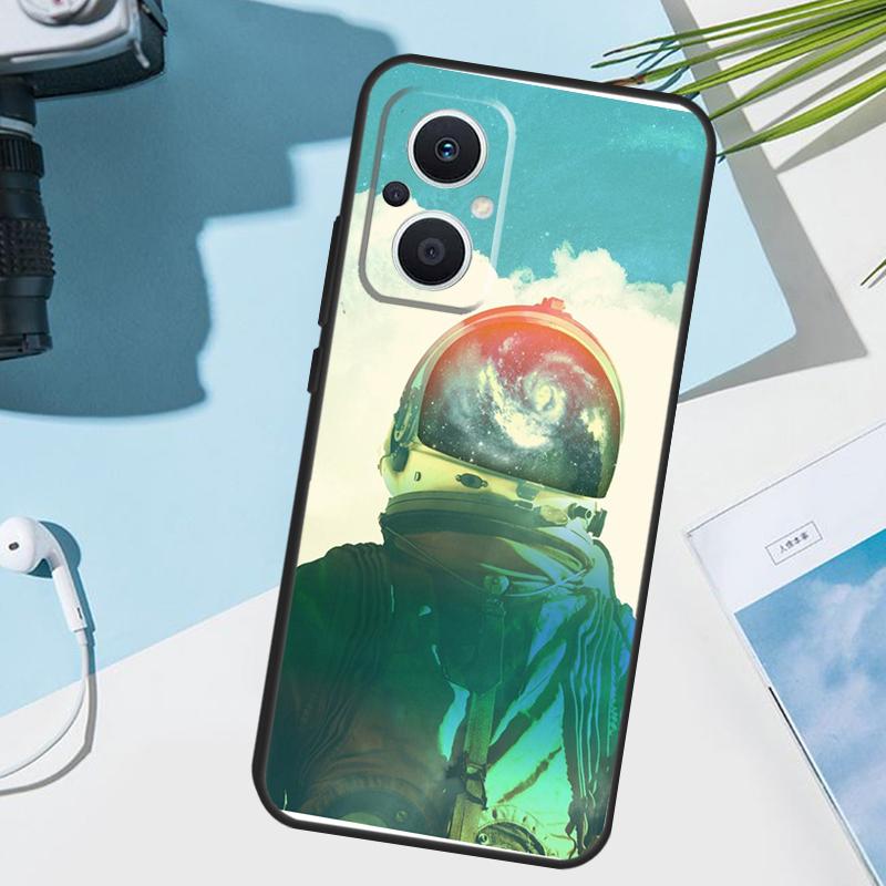 Planet Astronaut Cover For OPPO Reno 12F 11F 13F 14F 8T 7 8 Lite 10 11 12 13 14 OPPO Find X9 X8 X6 X5 Pro Case