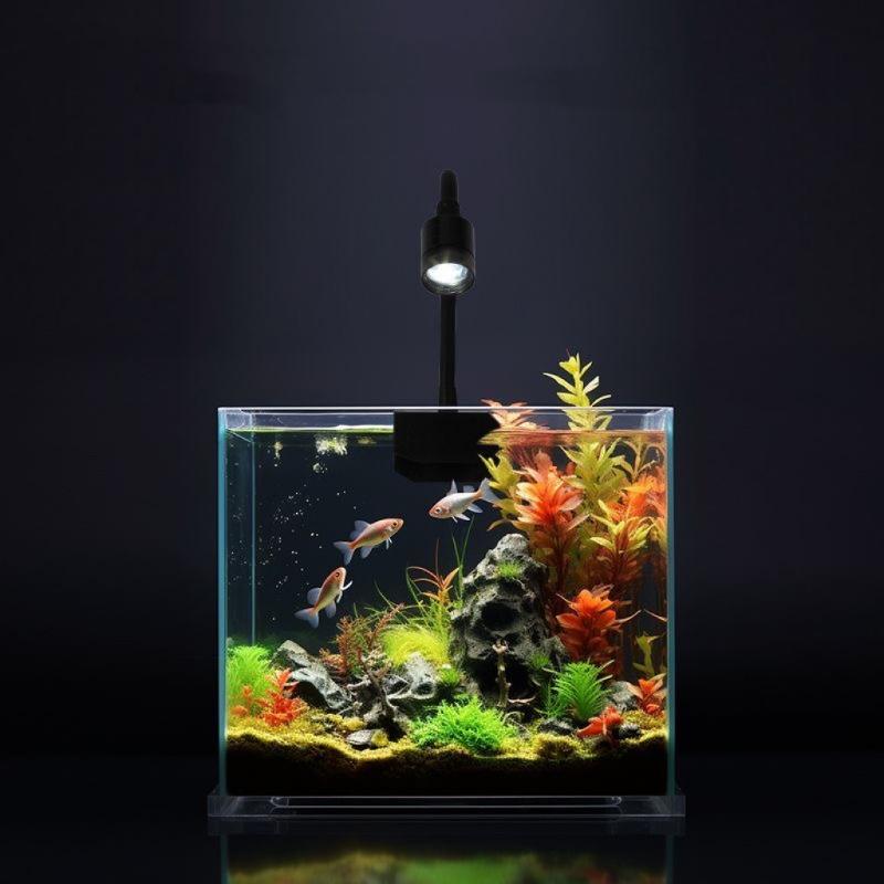 3W South American Aquarium Spotlight 3‑Color LED Fish Tank Lamp Focus Lighting Practical Aquascape Decor Light for Fish Tank Lan