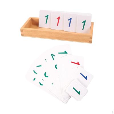 1-9000 Learning Cards Math Number Safe for Teaching Nursery Girls Toddler Kids 3