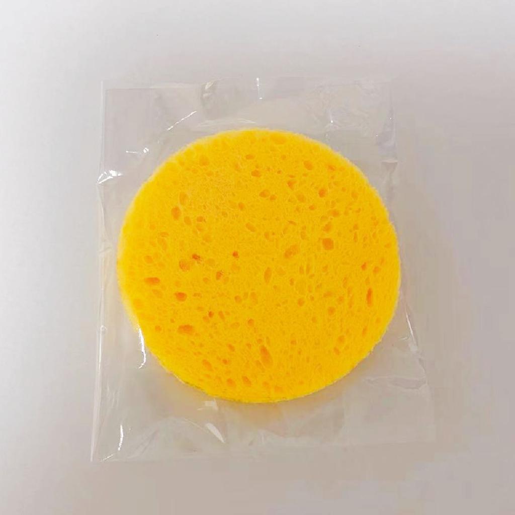 5Pcs Natural Exfoliating Face Wash Cleansing Puff Flutter Sponges Deep Remover To Headband Cosmetic Sponges Facial Clean Tool New