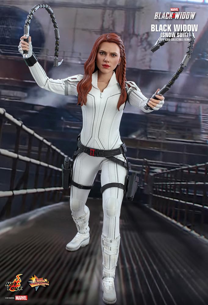 Movie Masterpiece Black Widow Snowsuit Version Scale Figure White 1/6