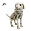 Durable Synthetic Resin Crafts Skull Puppy Figurine, Halloween Retro Skeleton Dog Statue, Personalized Gift Ideas Gothic Desktop Ornament for Bars And