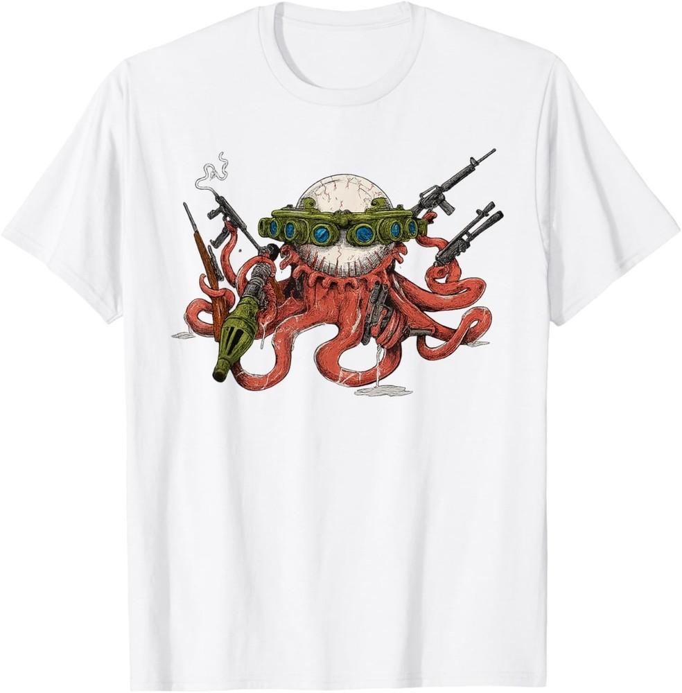 Тактоцеллус Осьминог Монстр Темное Фэнтези Игровая Футболка XL