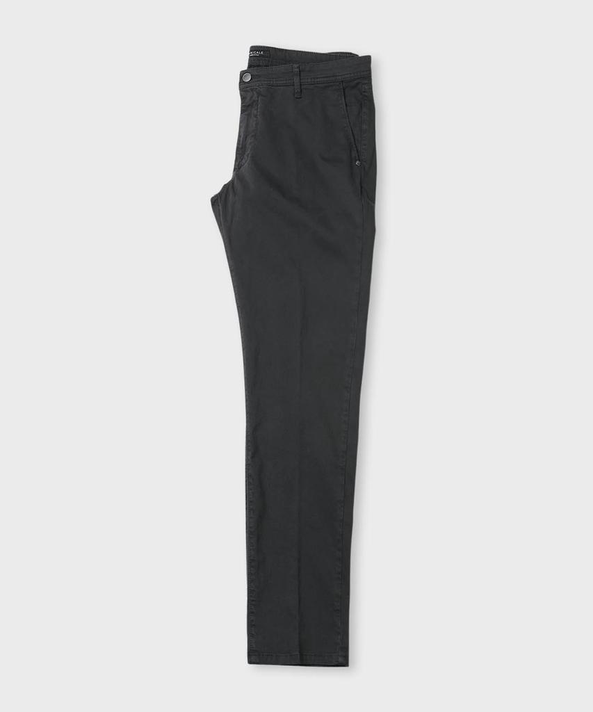 PANICALE Regular Slim Fit Premium Cotton Pants [Black]