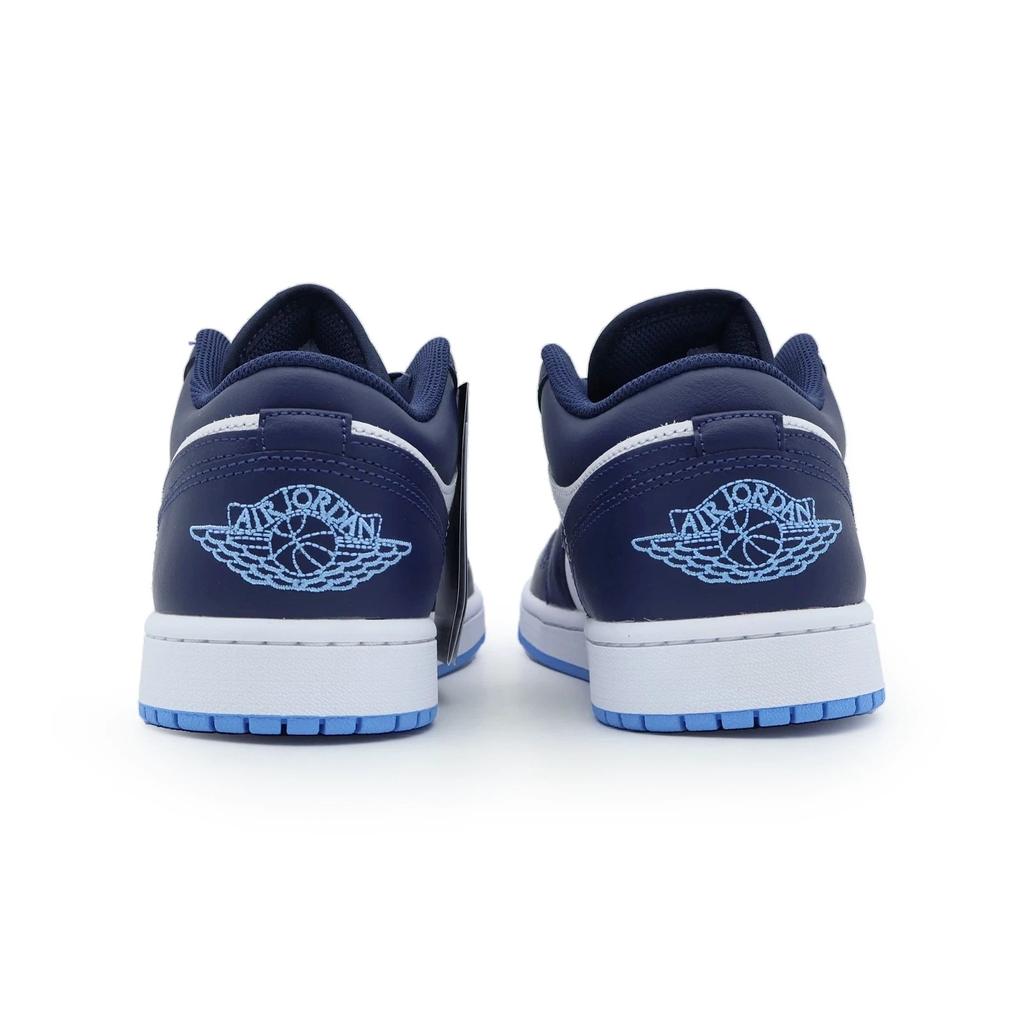 553558-404 Nike Air Jordan 1 Low Azul Medianoche (de los hombres)