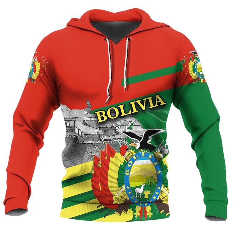 Sweat à Capuche 3D Drapeau Espagnol - Vêtement Tendance Football Pour Homme Et Femme, Confortable Et Stylé - 9