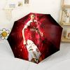 Victory Celebration Moment Outdoor Automatic Umbrella Compact & Durable 8-Rib Design Lightweight All-Season Travel Fashion Lovers Wedding Party Gift