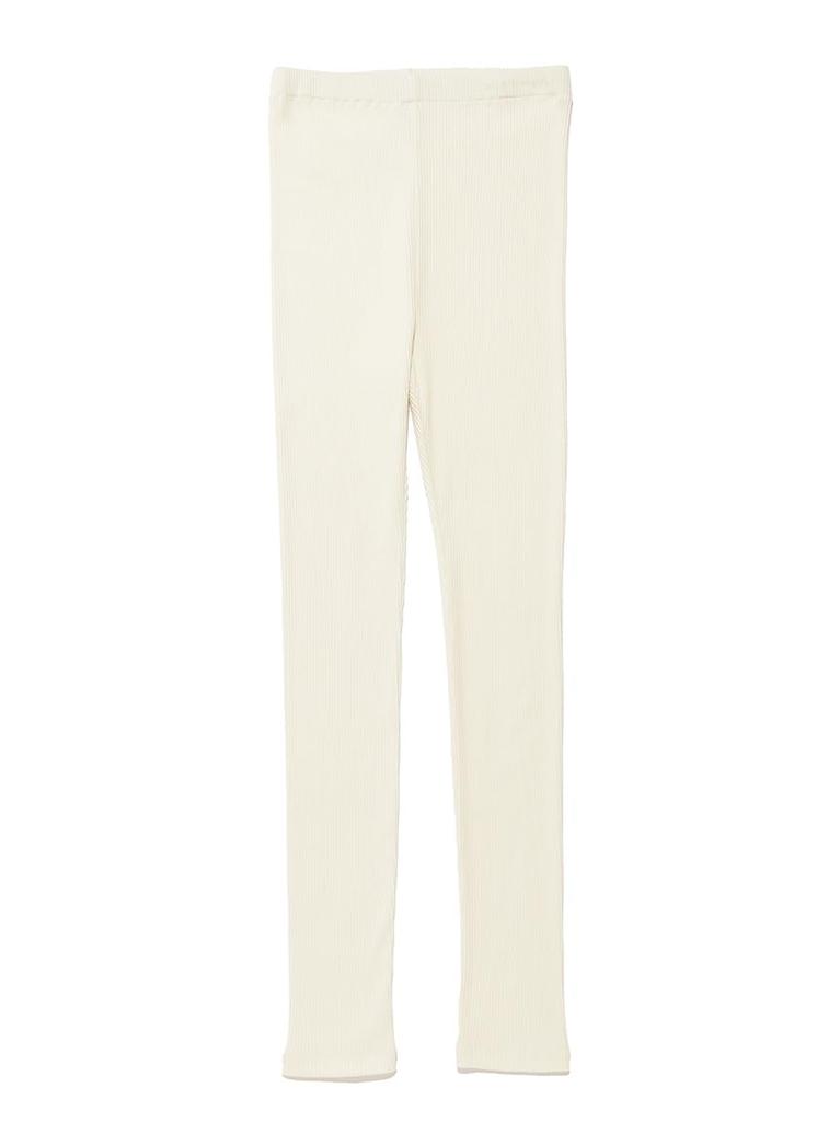 Gelato Pique Basic Ribbed Leggings PWCP249076 GRY Women's