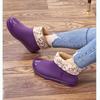 Winter Warm Fur Black Beige Purple Rain Boots Women's Fashion Non Slip Waterproof Short Tube Shoes Adult Rain Boots Velvet Rain