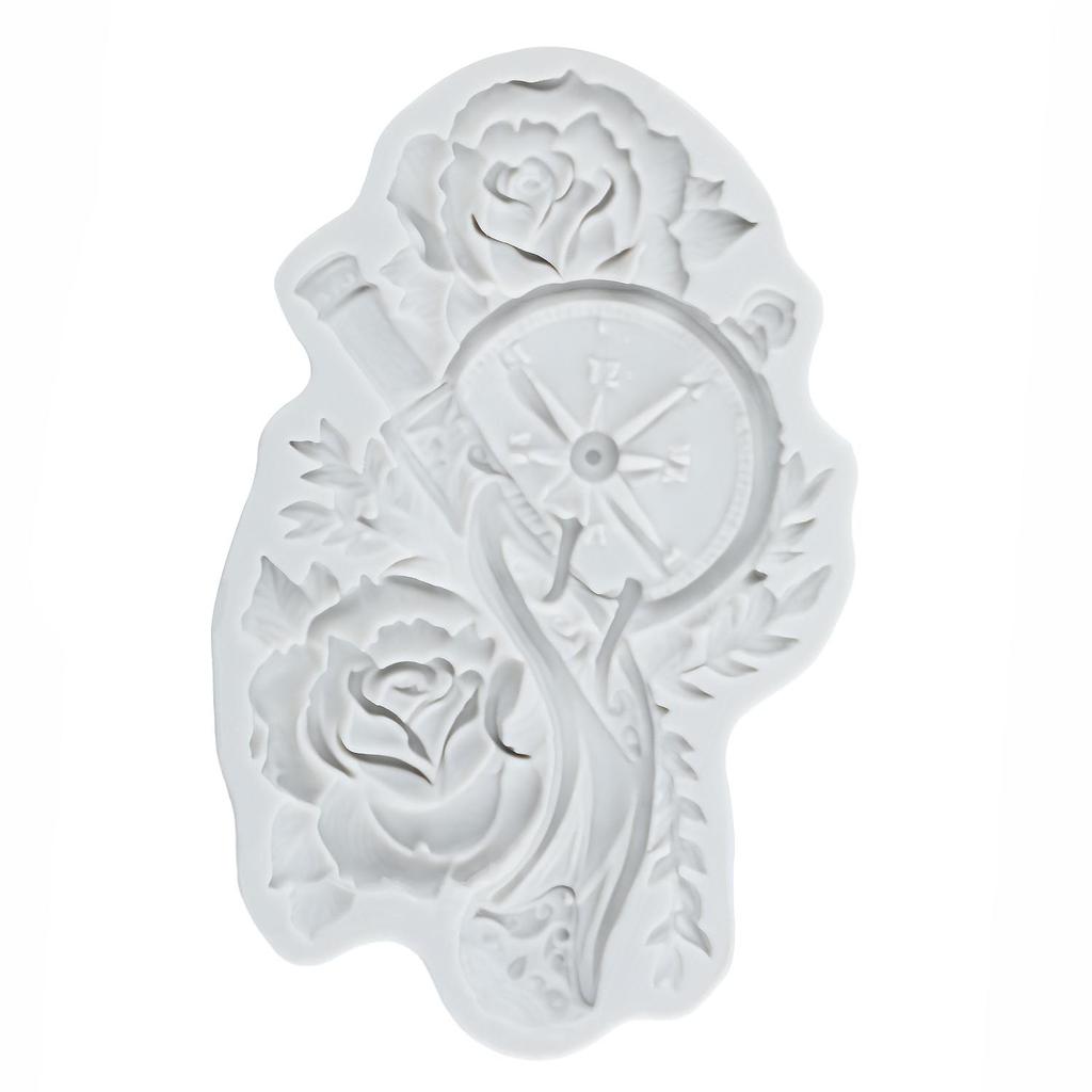 Hunter Silikonové formičky Pistole Jelen Pes Sova Pták Hodiny Formička na fondán Nástroje na zdobení dortů Topper na cupcaky Čokoláda Cukroví Řemesla Potravinářská hmota Polymerová hmota