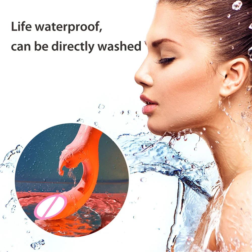 High Speed Vibration G-Spot Massager Clitoris Sucking Stimulator 2 In 1 Female Masturbator Dildo Vibrator Couples Goods Sex Toy