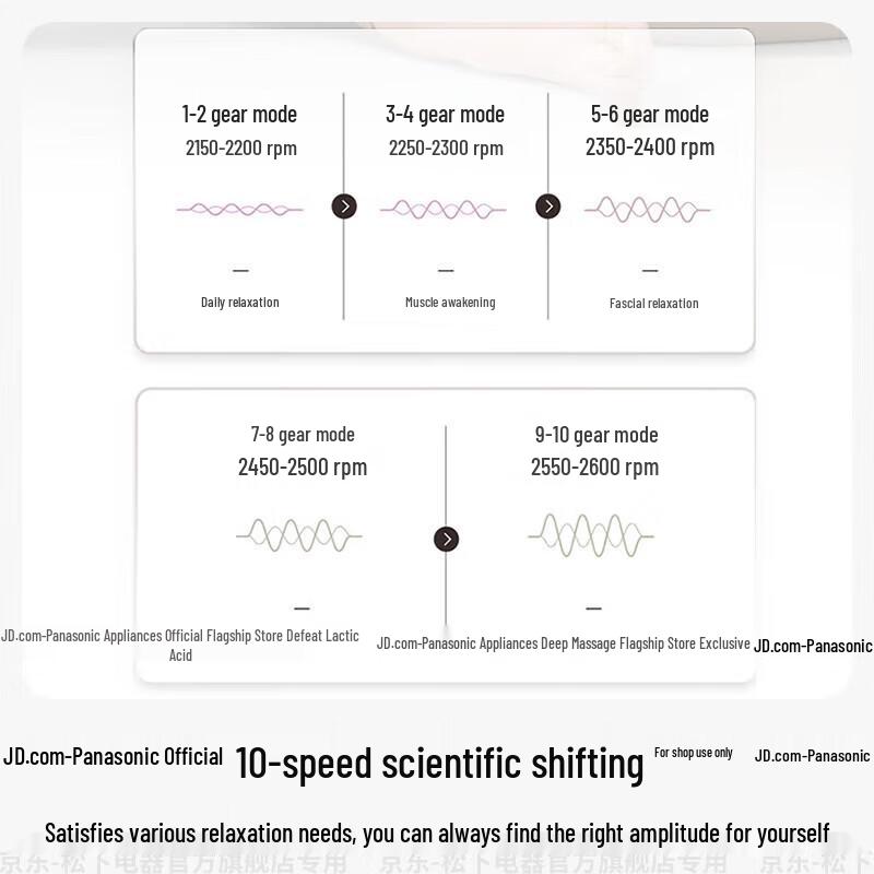 Panasonic Mini Portable Fascia Gun