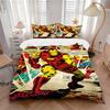 Iron Man Comic Panels Print 3Pcs Bedding Setduvet Cover With 2 Bedropillowcase Home Birthday Gift