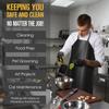 Rubber Apron, Dishwasher Apron, Dishwashing Rubber Apron, Waterproof, Dog Grooming, Restaurant, Butcher, Chemical, Heavy-Duty, Vinyl, 39 x 26 Inch
